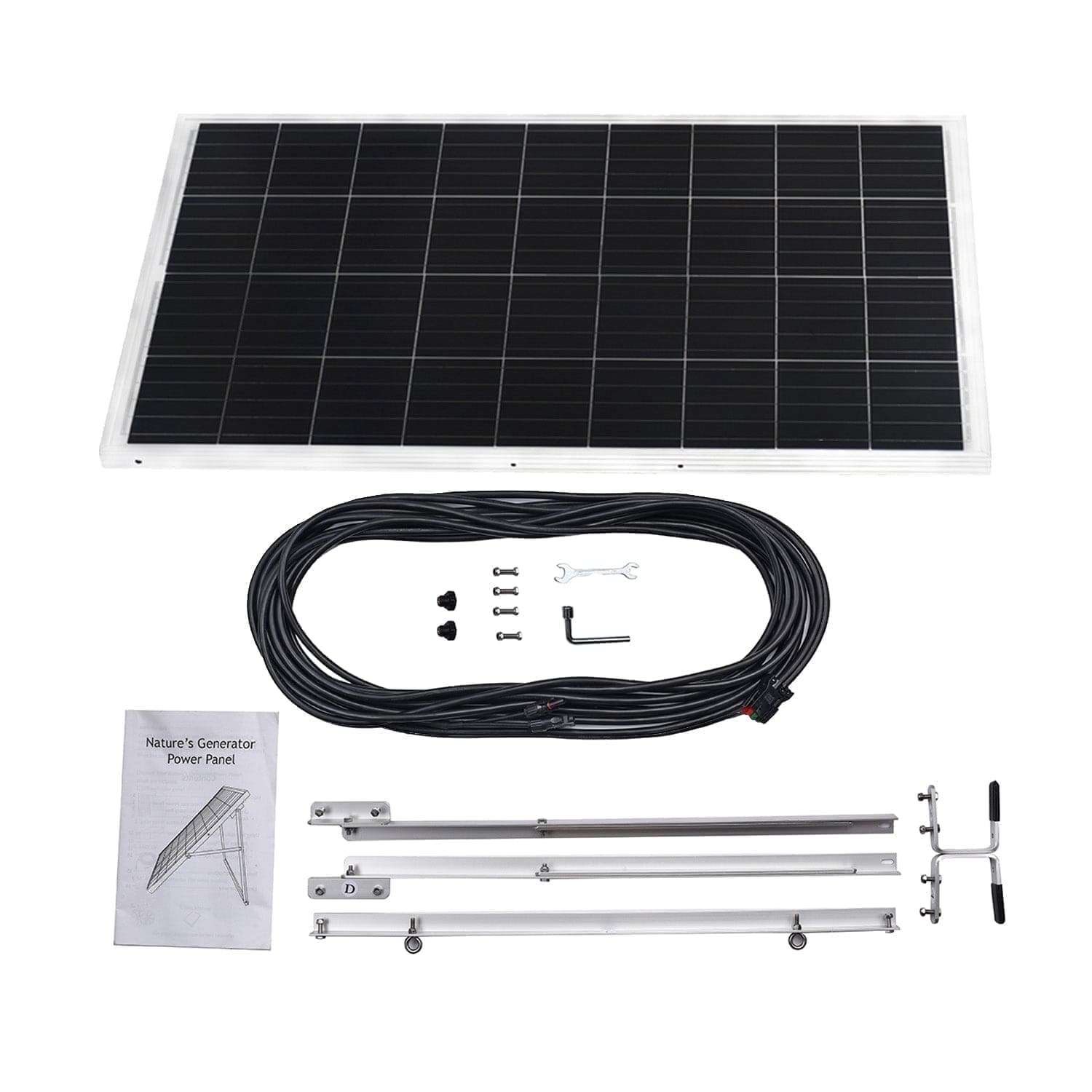 Nature's Generator Lithium 3600 Solar Generator and Transfer Switch