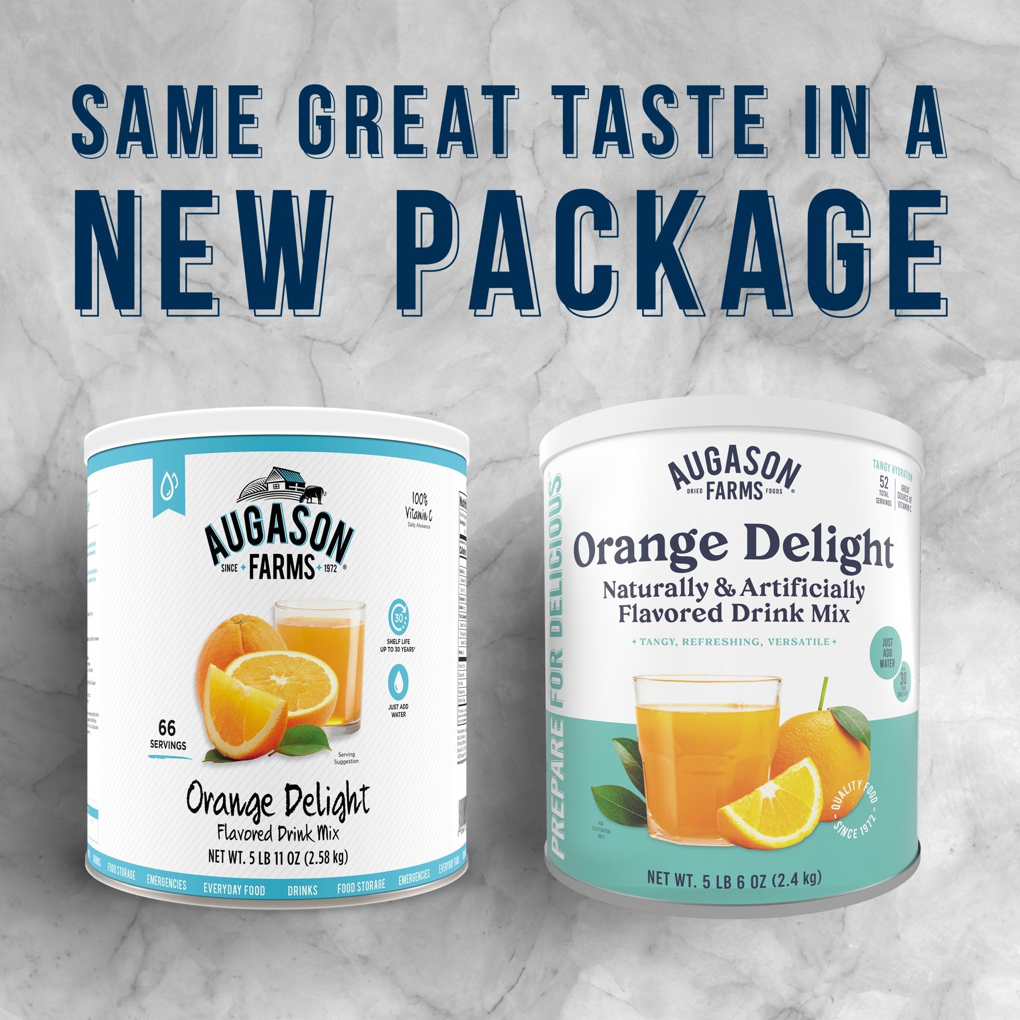 Orange Delight Drink Mix Can, 52 Servings