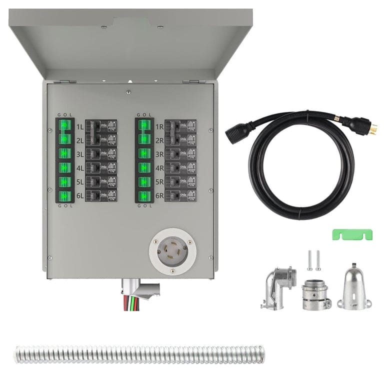 Nature's Generator Lithium 6000 and Transfer Switch