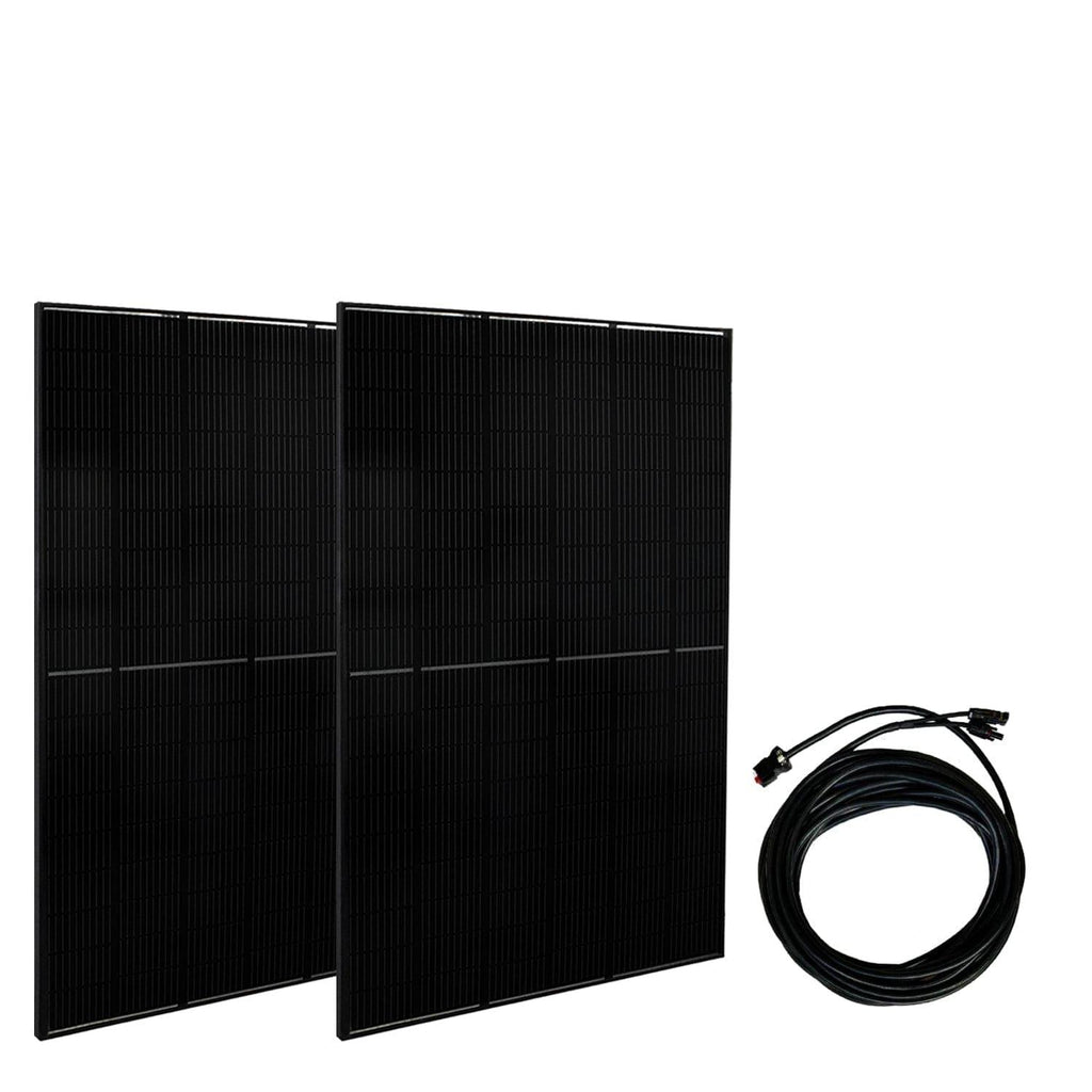 Nature's Generator Lithium 6000 with Solar Panels and Wind Turbine