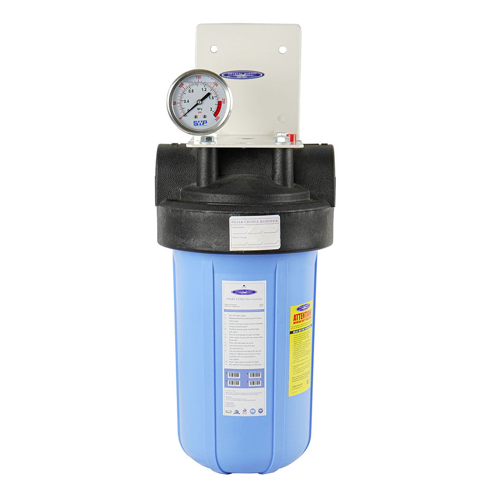 Compact Whole House Water Filter, SMART Series (3-6 GPM | 1-2 people)